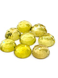 Lemon Quartz 12MM Round rose cut- Pack of 2 Piece - AAA Quality - loose gemstone, , Lemon Quartz.