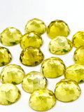 Lemon Quartz 10MM Round rose cut- Pack of 4 Piece - AAA Quality - loose gemstone, , Lemon Quartz.