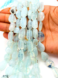 Peruvian Opal tumble Beads, • Length 16 Inch • AAA Quality • 12-14X 16-18 MM Natural Peruvian Opal beads • Origin Peru