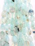 Peruvian Opal tumble Beads, • Length 16 Inch • AAA Quality • 12-14X 16-18 MM Natural Peruvian Opal beads • Origin Peru