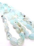 Peruvian Opal tumble Beads, • Length 16 Inch • AAA Quality • 11-15x18-19MM Natural Peruvian Opal beads • Origin Peru