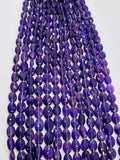 Amethyst Oval 8x10mm faceted Beads , Length 14 Inch, Natural Amethyst faceted .AAA Quality , Origin Africa.