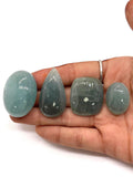 Aquamarine Cabochon • Code Q12-Q15 • AAA Quality • Natural Aquamarine Cabs • Perfect for Jewelry Making • Wire Wrapping Stone