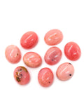 Pink Opal Oval Cabs 9x11 MM Size - Pack of 2 Piece - AAA Quality - Natural Pink Opal Cabochon - Pink Opal Cabs