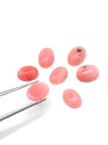 Pink Opal Oval Cabs 5X7 MM Size - Pack of 4 Piece - AAA Quality - Natural Pink Opal Cabochon - Pink Opal Cabs
