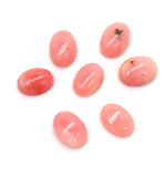 Pink Opal Oval Cabs 5X7 MM Size - Pack of 4 Piece - AAA Quality - Natural Pink Opal Cabochon - Pink Opal Cabs