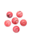 Pink Opal 12MM Round Cabs - Pack of 2 Piece - AAA Quality - Natural Pink Opal Cabochon - Pink Opal Cabs