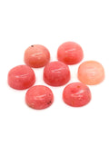 Pink Opal 9MM Round Cabs - Pack of 4 Piece - AAA Quality - Natural Pink Opal Cabochon - Pink Opal Cabs