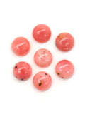 Pink Opal 8MM Round Cabs - Pack of 5 Piece - AAA Quality - Natural Pink Opal Cabochon - Pink Opal Cabs