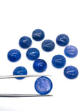 10mm Tanzanite Cabochon Round Calibrated, Tanzanite cabs, pack of 1 pc