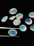 Ethiopian Opal 7X5mm faceted Oval- AAA Quality Opal - Ethiopian Opal faceted loose stone- pack of 4 stone