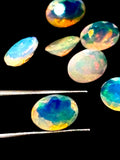 Ethiopian Opal 8x6mm faceted Oval- AAA Quality Opal - Ethiopian Opal faceted loose stone- pack of 4 stone