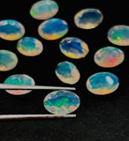 Ethiopian Opal 6X4mm faceted Oval- AAA Quality Opal - Ethiopian Opal faceted loose stone- pack of 5 pc