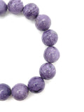 Charoite Bracelet• size 14mm • Code N3 • Length 7.5 Inch •Weight 60 gm Natural Charoite Round Bracelet • Charoite Jewelry