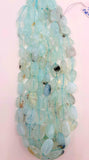Peruvian Opal tumble Beads, • Length 16 Inch • AAA Quality • 12-14X 16-18 MM Natural Peruvian Opal beads • Origin Peru
