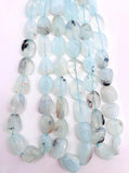 Peruvian Opal tumble Beads, • Length 16 Inch • AAA Quality • 11-15x18-19MM Natural Peruvian Opal beads • Origin Peru