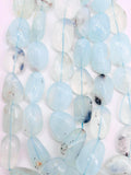 Peruvian Opal tumble Beads, • Length 16 Inch • AAA Quality • 14-16x20-22MM Natural Peruvian Opal beads • Origin Peru