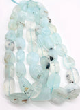 Peruvian Opal tumble Beads, • Length 16 Inch • AAA Quality • 14-16x20-22MM Natural Peruvian Opal beads • Origin Peru