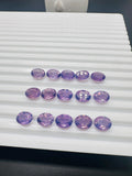 8x10 mm Lavender Quartz Oval Cut - Pack of 1 Pc - Dark Lavender Color - AAA Quality