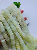 Serpentine Roundel Beads 14/16 mm Size - 40 cm Length- AAA Quality- Natural Serpentine Rondelle Beads