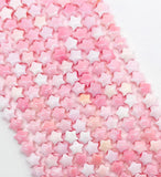 8MM Queen Conch Shell Star Beads • • Length 40 cm • AAA Quality • Natural Pink Queen Conch Shell Beads
