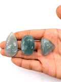 Aquamarine Cabochon • Code Q1-Q3 • AAA Quality • Natural Aquamarine Cabs • Perfect for Jewelry Making • Wire Wrapping Stone