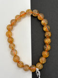 Golden Rutile Bracelet •8mm Size • Code Q9• Weight 17.9 gm - 4A Quality • Natural Rutilated Quartz Bracelet