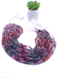 Spinel Roundel Beads - 4-4.5 / 4.5 mm Size - AAA Quality - 14 Inch Length- Multi Spinel Rondelle Beads