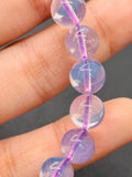 Lavender Quartz Bracelet 8 mm Size, AAA Quality- 7.5'' Length-code 0.MX- Natural Lavender Quartz Round Bracelet. origin Brazil. weight 18-GM