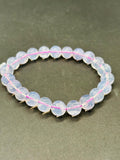 Lavender Quartz Bracelet 8 mm Size code O.EX - AAA Quality- 7.5'' Length- Natural Lavender Quartz Round Bracelet
