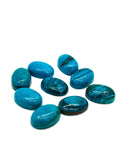 Blue Opalina Oval Cabs - 10X14 mm Size - Natural Opalina Cabochons Pack of 2 Piece- Origin chili- AAA Quality