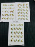 Shiva Shell Round Flat Cabs • 12/14/15 mm Size • AAA Quality • Shiva Shell Cabochons