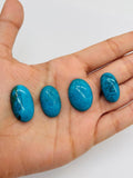 Blue Opalina Oval Cabs - Natural Opalina Cabochons - Origin chili- AAA Quality