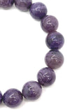 Charoite Bracelet• size12.5 • Code N1 • Length 7.5 Inch •Weight 46 gm Natural Charoite Round Bracelet • Charoite Jewelry