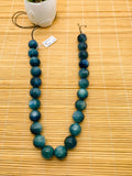 Kyanite Bicolor Round Beads - 17 mm Size - Code #K1 - AAA Quality - Length 40 cm- Natural Kyanite Round Beads