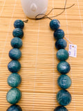 Kyanite Bicolor Round Beads - 21-22 mm Size - Code #K10 - AAA Quality - Length 40 cm- Natural Kyanite Round Beads
