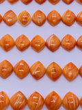 Spiny Oyster Shell Marquise Cabs • 8x10 mm • Pack of 6 Piece • AAA Quality • Natural Shell Cabochon •