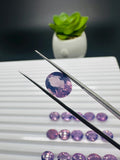 8x10 mm Lavender Quartz Oval Cut - Pack of 1 Pc - Dark Lavender Color - AAA Quality