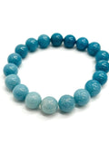 Trolleite Bracelet - 10 mm Size - Code U1 - AAA Quality -Weight 28 gm Length 7.5 Inch- Natural Trolleite bracelet.