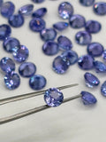 Tanzanite Faceted 5MM Round, -Good Quality Natural Tanzanite Cut stone,Pack of 1 PCs. origin Tanzania