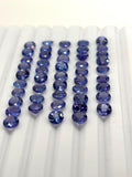 Tanzanite Faceted 5MM Round, -Good Quality Natural Tanzanite Cut stone,Pack of 1 PCs. origin Tanzania