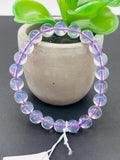 Lavender Quartz Bracelet 8 mm Size, AAA Quality- 7.5'' Length-code 0.MX- Natural Lavender Quartz Round Bracelet. origin Brazil. weight 18-GM