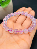 Lavender Quartz Bracelet 8 mm Size -code-0.EX - AAA Quality- 7.5'' Length-- Natural Lavender Quartz Round Bracelet