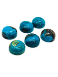 Blue Opalina Round Cabs - 15 mm Size - Pack of 1 Pc- Natural Opalina Cabochons - Origin Peru- AAAA Quality