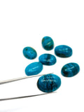 Blue Opalina Oval Cabs - 13X18 mm Size - Natural Opalina Cabochons - Pack of 2 Piece Origin chili- AAA Quality