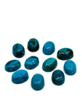 Blue Opalina Oval Cabs -8x10mm ,7x9mm, 6x8mm Natural Opalina Cabochons - Pack of 5 Piece Origin chili- AAA Quality