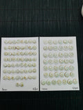 Shiva Shell Round Cabs • 8/10 mm Size • Pack of 5 pcs • AAA Quality • Shiva Shell Cabochons