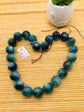 Kyanite Bicolor Round Beads - 17 mm Size - Code #K1 - AAA Quality - Length 40 cm- Natural Kyanite Round Beads