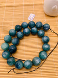 Kyanite Bicolor Round Beads - 18 mm Size - Code #K2 - AAA Quality - Length 40 cm- Natural Kyanite Round Beads