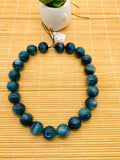 Kyanite Bicolor Round Beads - 18 mm Size - Code #K3 - AAA Quality - Length 40 cm- Natural Kyanite Round Beads